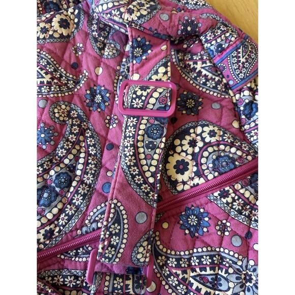 Vera Bradley Backpack Bag Quilted Paisley Floral Campus Boho Hippie L-XL main image 7
